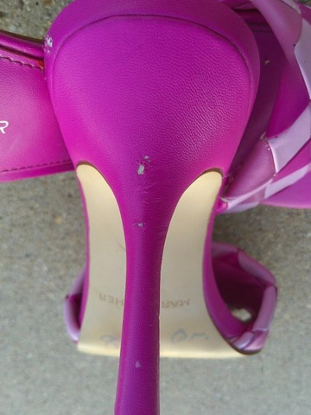 Marc Fischer Pink checker pumps size 8 M - Picture 6 of 14